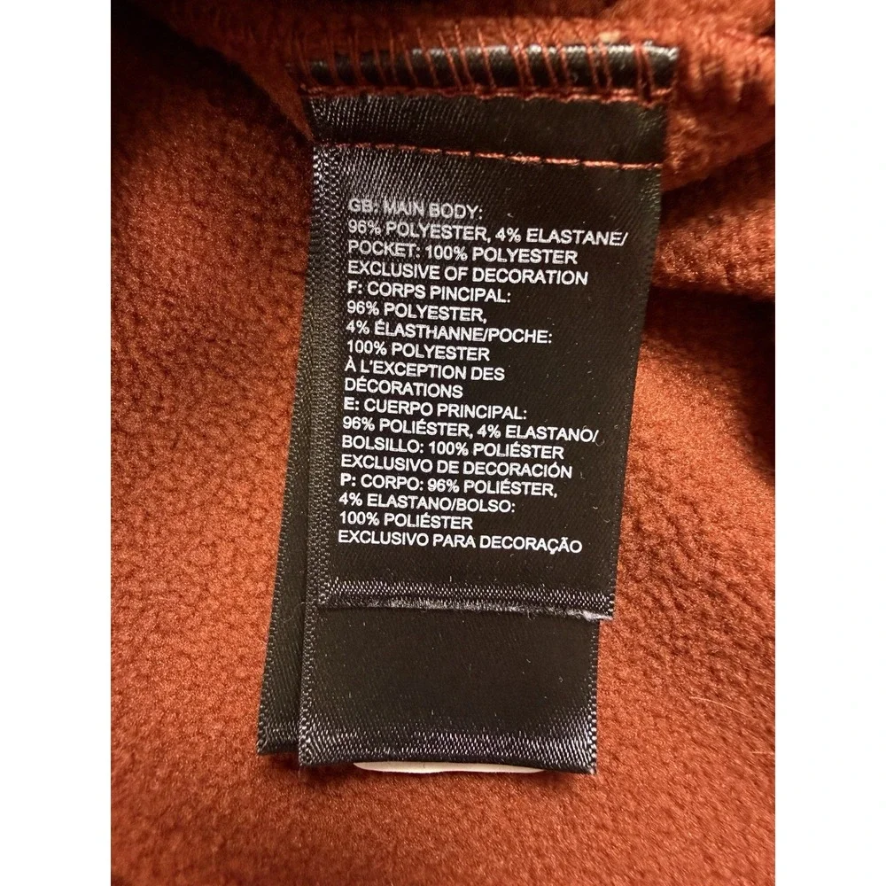 The North Face‎ Men Canyonlands Full Zip Fleece Jacket Brick House Red Heather S